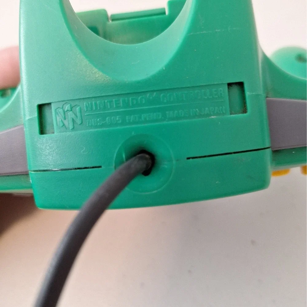 Official Nintendo 64 Controller OEM N64 Color Green UNTESTED